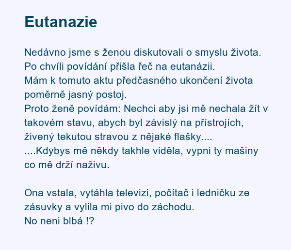 Eutanazie