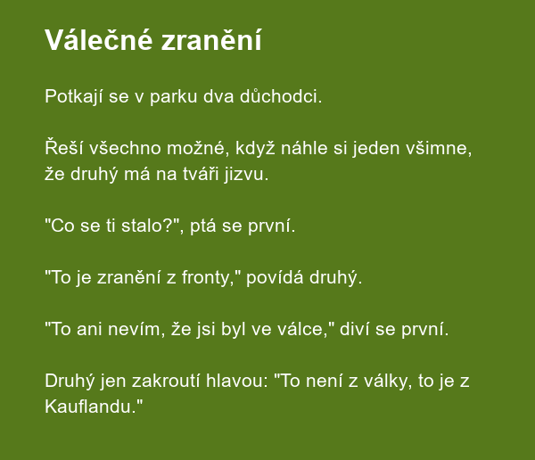 Válečné zranění