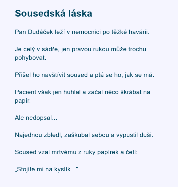 Sousedská láska