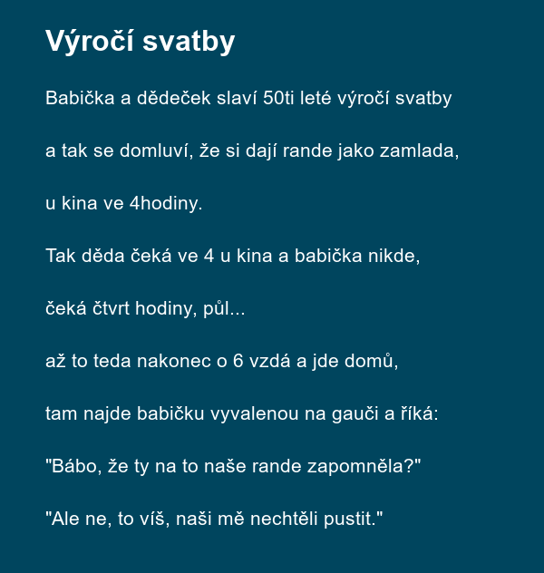 Výročí svatby