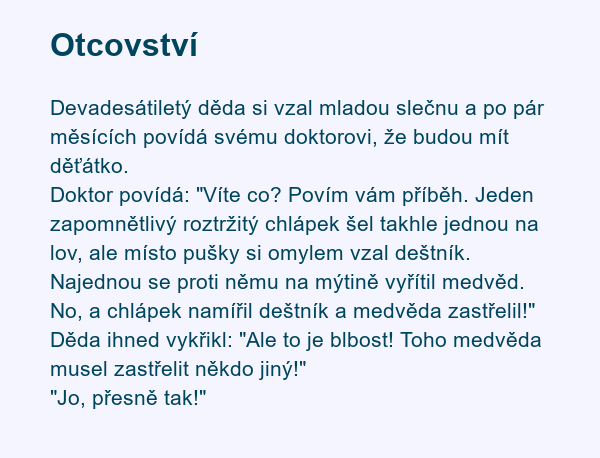 Otcovství