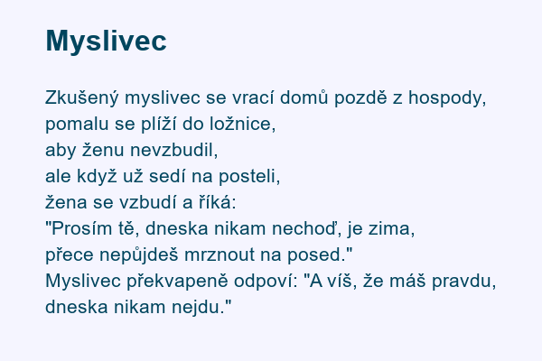 Myslivec