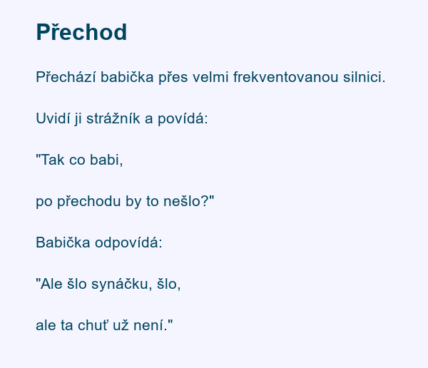 Přechod